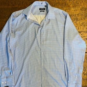 Men's Nautica Dress Shirt 34-35 16 1/2 Slim Fit